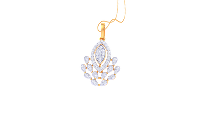 Glamorous Bloom Diamond Pendant – 0.57 Ct