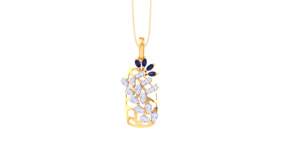 Patel Droplet Charm Diamond Pendent - 0.27 Ct