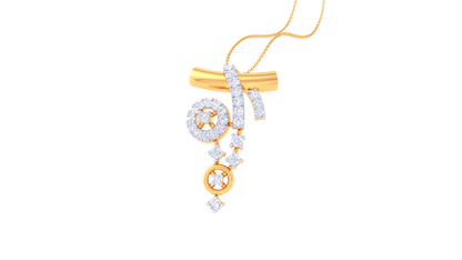 Celeste Cascade Diamond Pendant  – 0.26 Ct