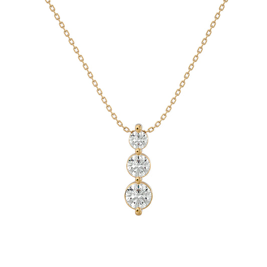 0.84 Ct Classic Solitaire Diamond Pendent
