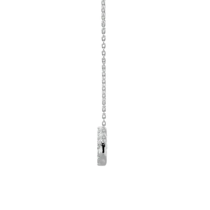 Eternal Ebrace Pendent In Gold - 0.39 Ct Round Cut Diamonds