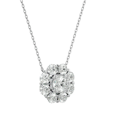 Floret Grace Diamond Pendent - 0.93 Ct