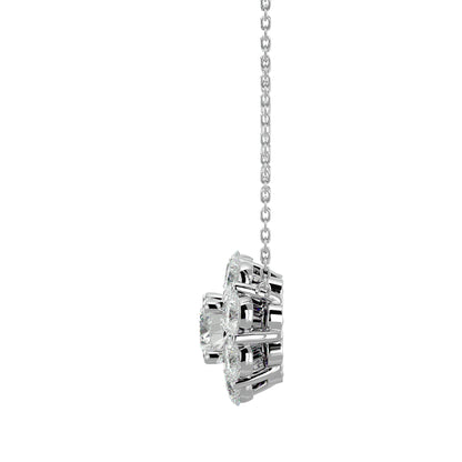 Floret Grace Diamond Pendent - 0.93 Ct