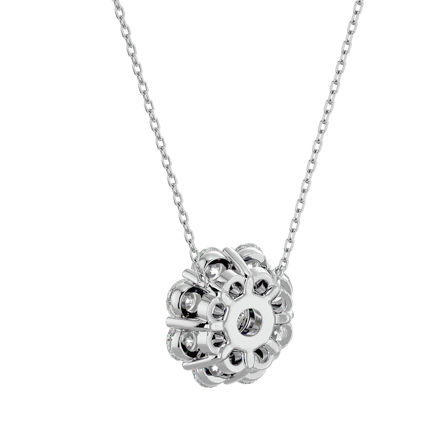 Floret Grace Diamond Pendent - 0.93 Ct