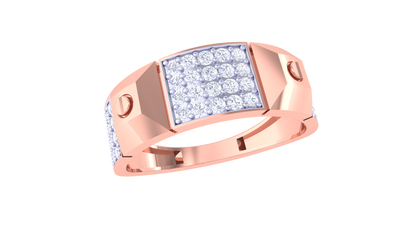 Iconique Prisma Emblem – 0.51ct Diamond Gold Ring