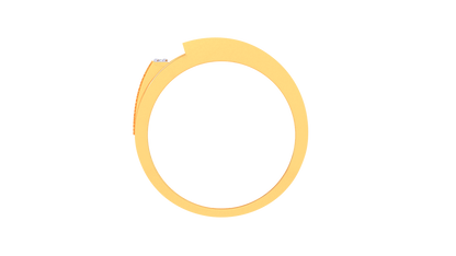 Iconique Signature Band – 0.56 Ct Pavé Diamonds Gold Ring