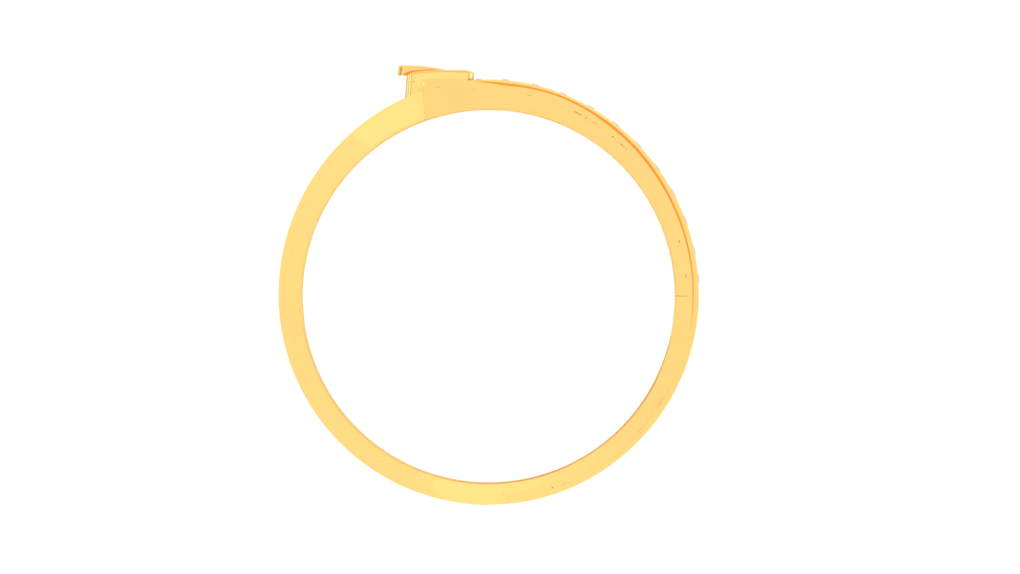 Lumière Linéaire Radiance – 0.34 Ct Diamond Gold Ring