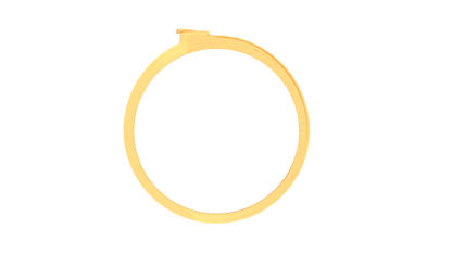 Lumière Linéaire Radiance – 0.34 Ct Diamond Gold Ring