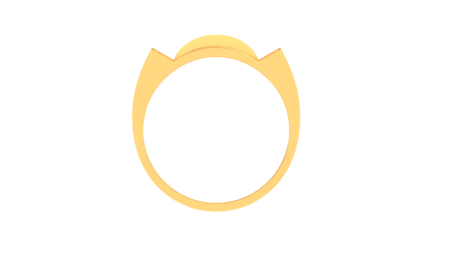 Iconique Signature Band – 0.77 Ct Pavé & Baguette Diamonds Gold Ring