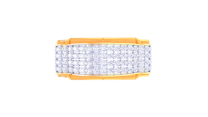 Lumière Vast Brilliance – 0.8 Ct Round Diamond Gold Ring
