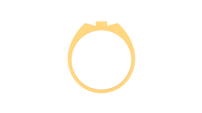 Iconique Empire Glow Ring – 0.92 Ct Pavé & Baguette Diamonds