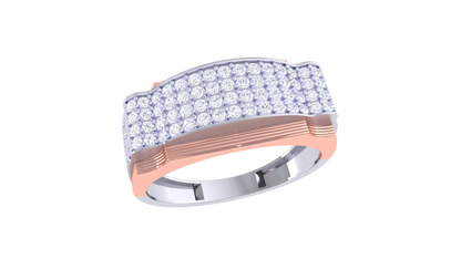 Lumière Vast Brilliance – 0.8 Ct Round Diamond Gold Ring