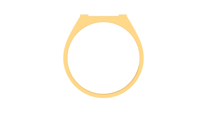 Éclat Panier Moderne – 0.64 Ct Round Diamond Gold Ring