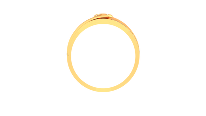 Lumière Svelte Allure – 0.65 Ct Round Diamond Gold Ring