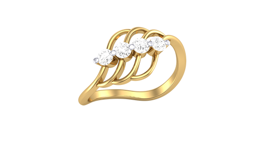 Lumiere Aurora Lefe Ring - 0.24 Ct Round Cut Diamond