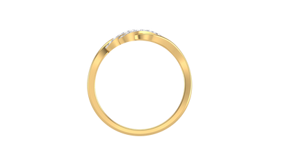 Lumiere Glimmer Glide Ring - 0.11 Ct Round Diamonds In Gold