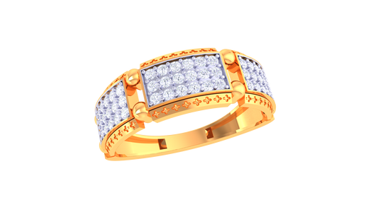 Lumière Gleaming Paragon – 0.43 Ct Diamond Gold Ring