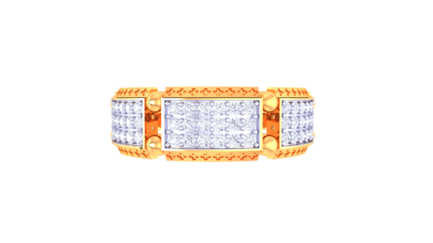 Lumière Gleaming Paragon – 0.43 Ct Diamond Gold Ring