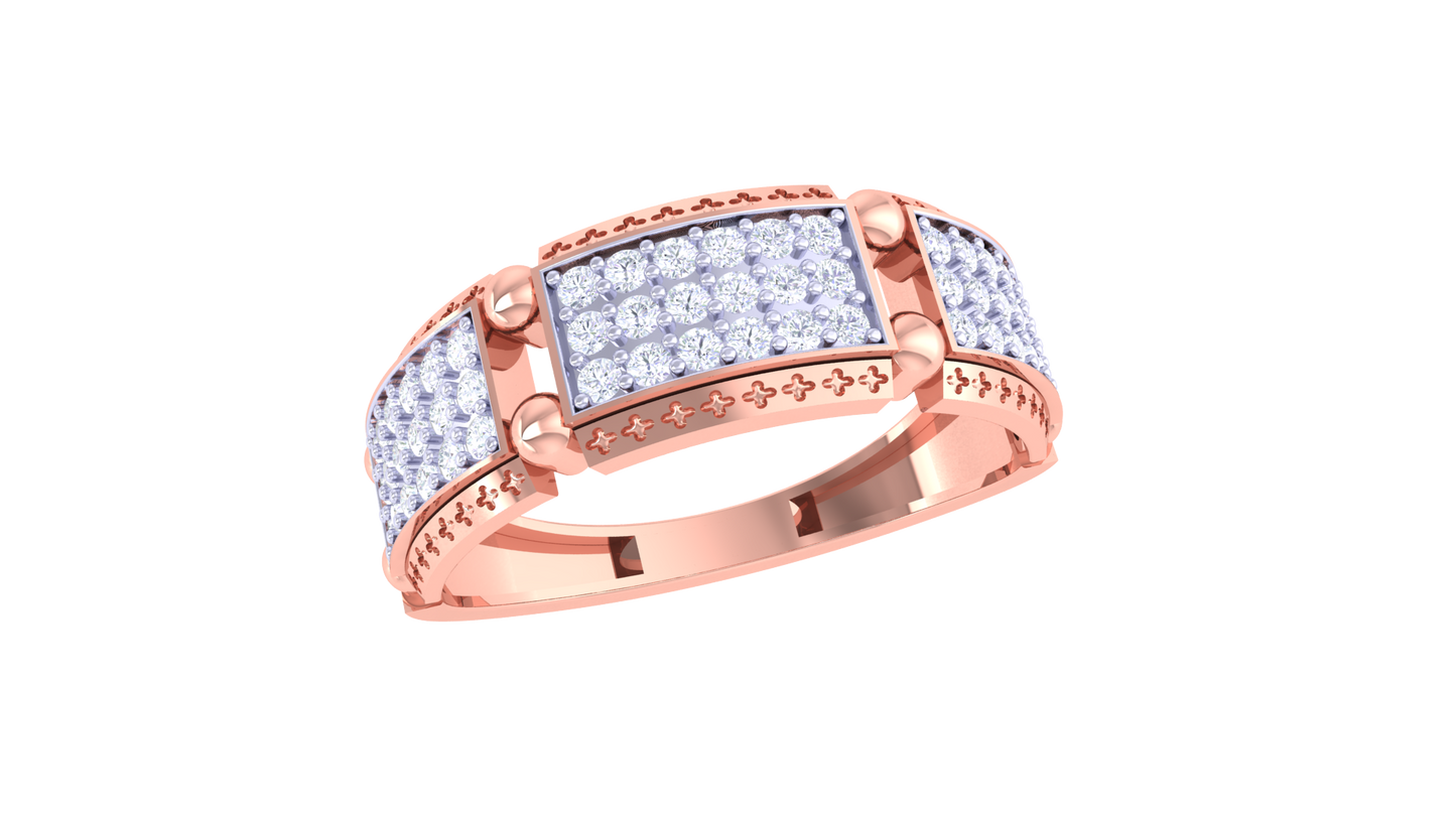 Lumière Gleaming Paragon – 0.43 Ct Diamond Gold Ring