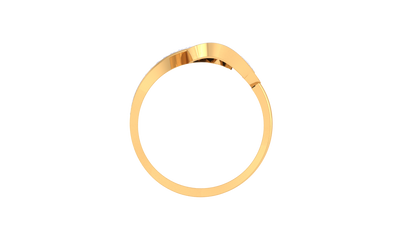 Lumiere Royal Arc Gold Ring - 0.31 Ct Round Diamond Accents