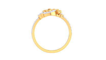 Lumiere Mystic Teardrop Rose Gold Ring – 0.36 Ct Brilliant Diamonds