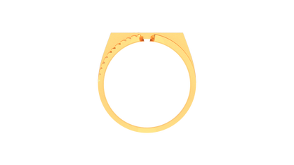 Éclat Vertige Pavé – 0.51 Ct Round Cut Diamond Gold Ring