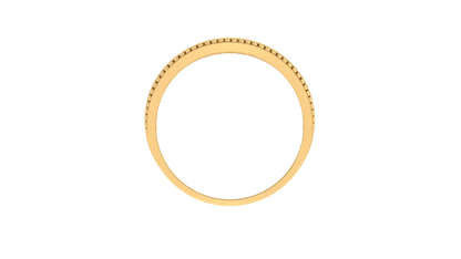 Lumiere Imperial Band Ring In Rose Gold – 0.81 Ct Pave Set Diamonds