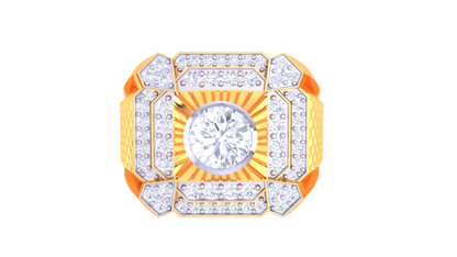 Lumiere Soleil Magistral Yellow Gold Ring – 1.31 Ct Diamond
