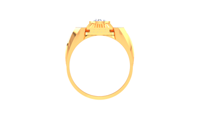 Lumiere Soleil Magistral Yellow Gold Ring – 1.31 Ct Diamond