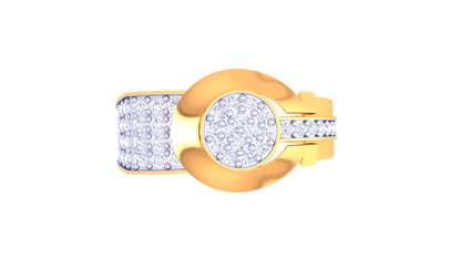 Éclat Dimension Enclos Rose Gold Ring – 0.57 Ct Diamonds