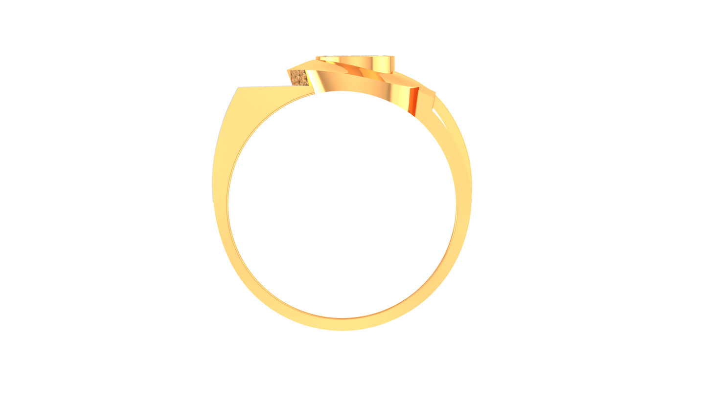 Éclat Dimension Enclos Rose Gold Ring – 0.57 Ct Diamonds