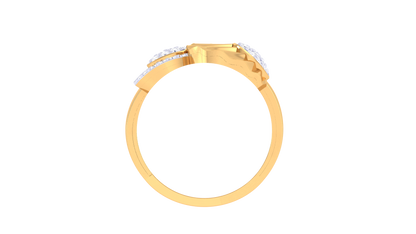 Lumiere Halo Radiant Harmony Rose Gold Ring - 0.29 Ct Round Diamond Clusters