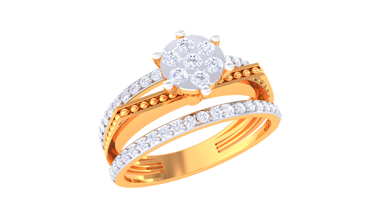 Iconique Premier Ovale – 0.7  Ct Ovel Diamond Gold Ring