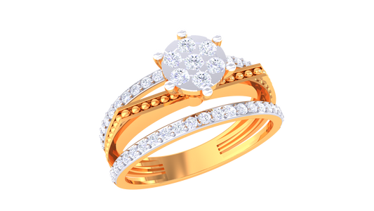 Iconique Premier Ovale – 0.7  Ct Ovel Diamond Gold Ring