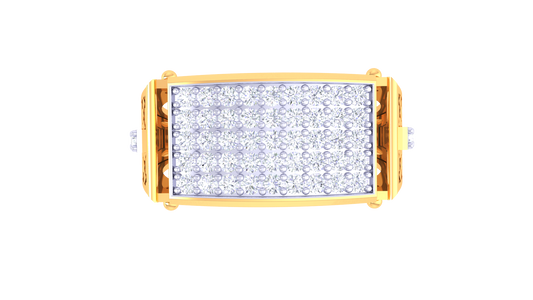 Lumière Panoramique Brillant – 0.55 Ct Round Diamond Gold Ring