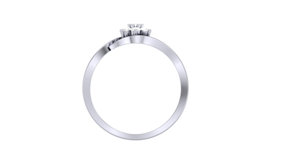 Eclat Fleuoron Floral Cluster - 0.15 Ct Round Diamonds With Flowers