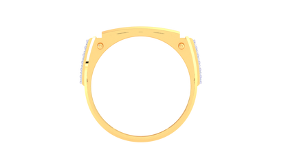 Lumière Panoramique Brillant – 0.55 Ct Round Diamond Gold Ring