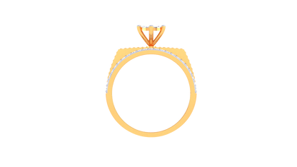 Iconique Premier Ovale – 0.7  Ct Ovel Diamond Gold Ring