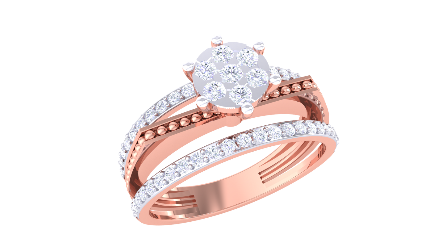 Iconique Premier Ovale – 0.7  Ct Ovel Diamond Gold Ring