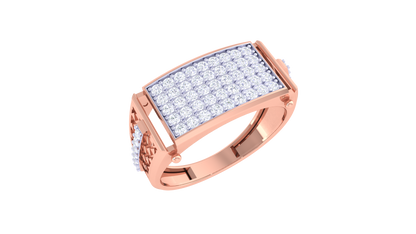 Lumière Panoramique Brillant – 0.55 Ct Round Diamond Gold Ring