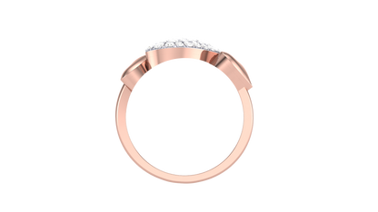 Lumiere Halo - 0.47 Ct Heart Diamond Framed By Brilliant Stones Ring