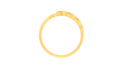 Éclat Mosaïque Bold Gold Ring – 0.43 Ct Dazzling Pave Diamonds