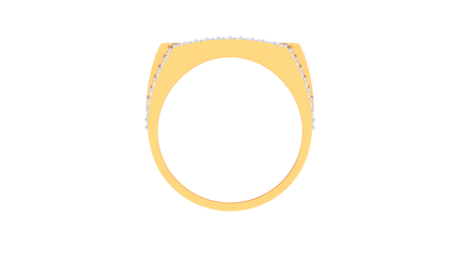 Lumiere Timeless Minimalism Gold Ring – 0.67 Ct Signature Round Diamond