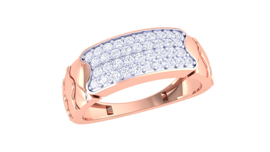 Lumière Contour Éclatant – 0.31 Ct Diamond Gold Ring