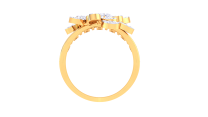 Iconique Empress Cluster Rose Gold Ring - 1.16 Ct Brilliant Cut Diamonds