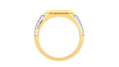 Éclat Octographe Majestueux – 0.9ct Diamond Gold Ring