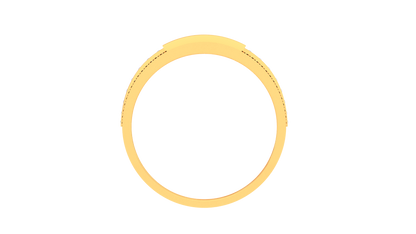 Éclat Pavé Architecte – 0.35 Ct Diamond Gold Ring