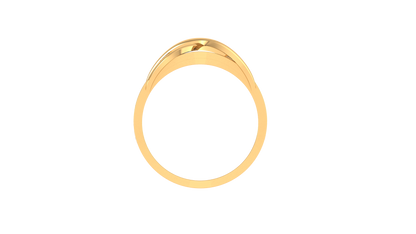 Lumiere Crisscross Band Rose Gold Ring With 0.56 Ct Brilliant Cut Diamonds – Interwoven Brilliance and Sculptural Grace