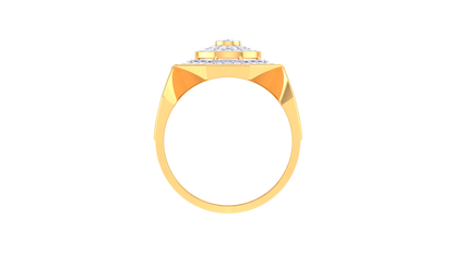 Éclat Octave Allure – 0.52 Ct Round Diamond Gold Ring