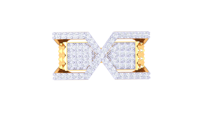 Éclat Prisma Forte – 0.97 Ct Round Diamond Gold Ring